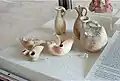 Punic oil lamps and ceramics
