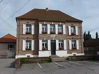 The town hall of Landrethun-lès-Ardres