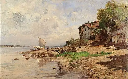 Landscape on Lake Maggiore