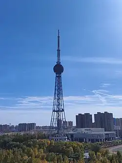 Laoling TV tower in 2024