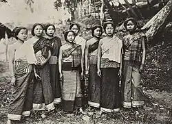 Image 25Women in traditional Luang Prabang sinh (from Culture of Laos)