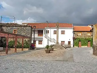 The pelourinho in the main square of Frechas