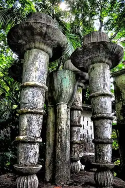 Pillars, Las Pozas, Mexico, 2012