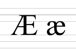 Æ in Times New Roman