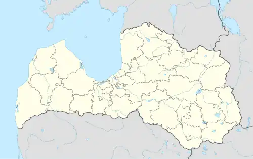 Aknīste is located in Latvia