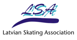 Logo of the Latvian Skating Association