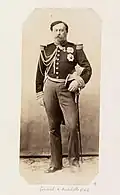 A photographic portrait of le Comte de Montebello by Gustave Le Gray