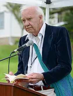 Leon Rooke at the Eden Mills Writers' Festival in 2013
