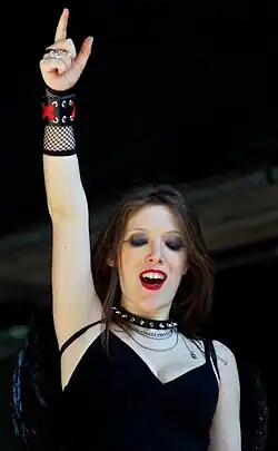 Licia Missori at Wave Gotik Treffen in 2012.