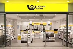 Post office of Lietuvos paštas