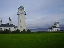 Lighthouse and foghorn building