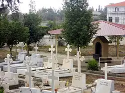 View of Limassol's Armenian cemetery