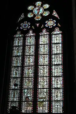 "Tree of Jesse" window showing ancestry of Christ