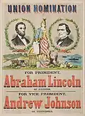 Lincoln & Johnson Campaign Poster, 1864