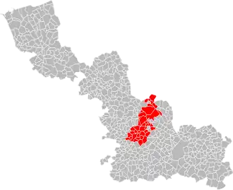 Location within the Nord department.