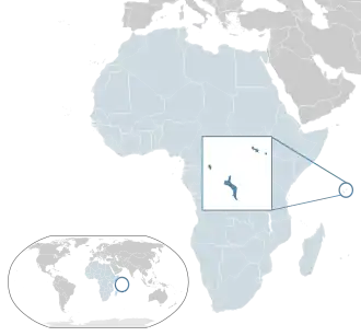 Location of&nbsp;Seychelles&nbsp;(dark blue) –&nbsp;in Africa&nbsp;(light blue &&nbsp;dark grey) –&nbsp;in the African Union&nbsp;(light blue)