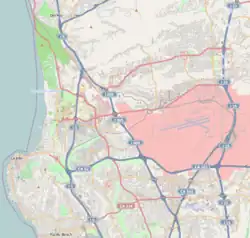 Location within Northwestern San Diego