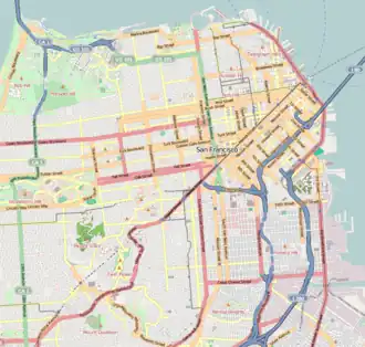 Location within San Francisco