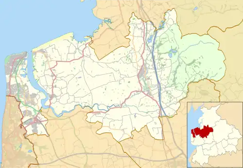Preesall is located in the Borough of Wyre