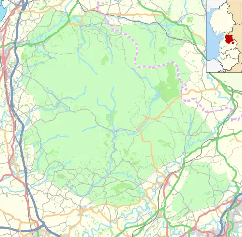 Gressingham is located in the Forest of Bowland