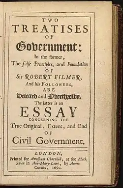 image of locke's treatises of government