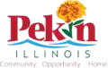 Official logo of Pekin, Illinois