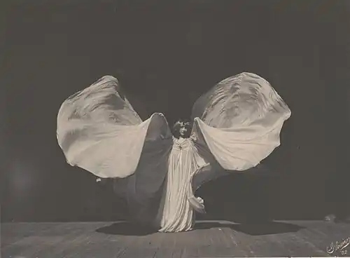 Modern dance (and modern stage lighting) innovator Loie Fuller