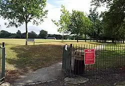 Barrack Field with public access path