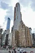 220 Central Park South (2018) rises above 240 Central Park South (1939)