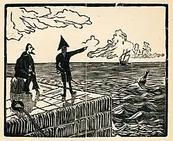 Lord Nelson and the Sailor 8.9 x 7.2&nbsp;cm[n 13]