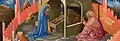 Nativity, Deposition of Christ altarpiece predella
