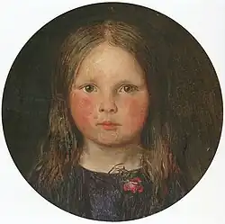 Brown's first surviving daughter Lucy in 1849