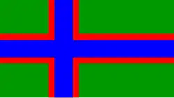 Unofficial flag of Ludic Karelians
