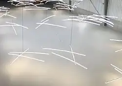 Lumens, topview light installation, 2017