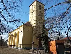Lutheran church in Csabacsűd