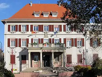 The town hall in Lutterbach