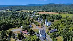 Lyme, NH, from the east
