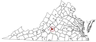 Location in Virginia