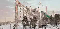 Lyzhnyy Tramplin Burabay ski jumping complex in Shchuchinsk