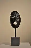 Màscara de Montserrat cridant (Masque de Montserrat criant), bronze, 32,8 x 14,9 x 12&nbsp;cm, c. 1938–39, Institut Valencià d'Art Modern
