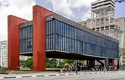 São Paulo Museum of Art. Founded in 1947, it is internationally recognized for its collection of European art.