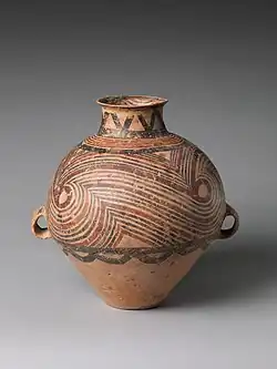 Jar; 2650–2350 BC; earthenware with painted decoration; height: 34&nbsp;cm; Metropolitan Museum of Art (New York City)