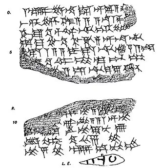 Line art showing ud/ut in Lines 3,4, and 6.