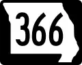 Route 366 marker