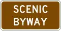 M10-3bP Scenic byway (plaque)