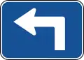 M5-1 (I) Advance Left Turn Arrow (90 Degree Angle)