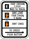 R10-3d Crosswalk signal instructions