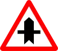 2b)&nbsp;— Crossroads with a road that does not have priority