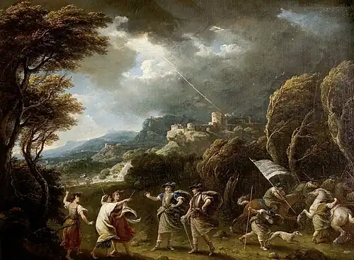 Francesco Zuccarelli's 1760 rendition of Macbeth and the Witches.[90]