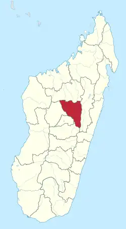 Location in Madagascar